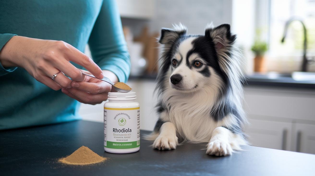 Bienfaits de la rhodiola pour chien  tonus et gestion du stress.jpg